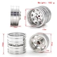thumbnail image 3 of Amdohai CNC Aluminum Alloy Wheel Rim Beadlock Wheel Rims Hub 4pcs Replacement for 1/14 Tamiya, 3 of 8