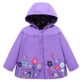thumbnail image 3 of Mercatoo Girls Boys Hood Windbreaker Jacket + Rain Pants Set Kids Hoodies Raincoat Trench Coat Suit Troop Jogging Suit, 3 of 3
