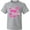 AC-Heather Grey, variant on Inktastic Valentine's Day My Gigi Loves Me Hearts and Lips Youth T-Shirt
