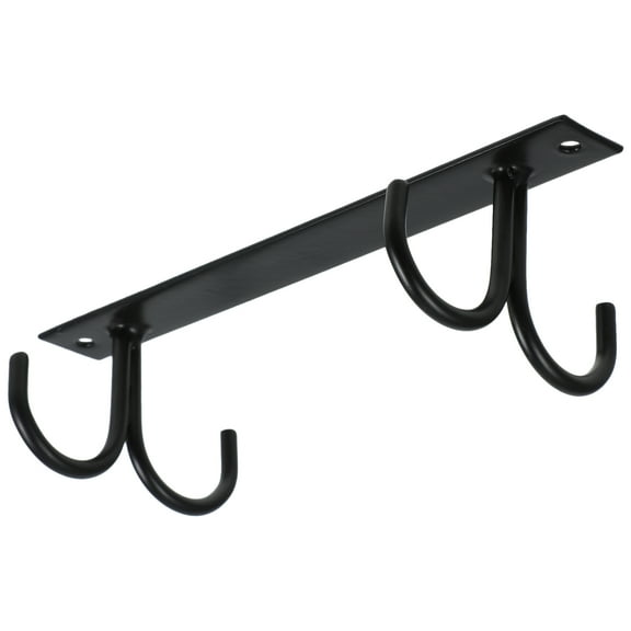 Mugs Drying Rack Iron Under Cabinet 4-Hooks Mugs Hanging Rack Coffee Cup Holder