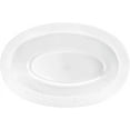 thumbnail image 2 of 15 oz Pearl White Pebbled Oval Bowl – Elegant Disposable and Reusable Plastic Serving Bowl for Salads Snacks Desserts and Dips – Sturdy and Stylish Tableware for Catering and Special Events (10), 2 of 2