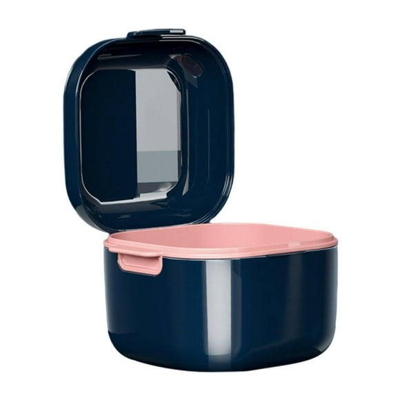 Estuche con colador jinwen Soporte de suministros Vaso Recipiente Boca Azul