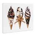 thumbnail image 3 of Stupell Industries Chocolate Glam Ice Cream Cones Canvas Wall Art design by Amanda Greenwood, 16 x 20, 3 of 7