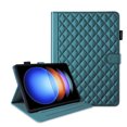 thumbnail image 3 of For Xiaomi Pad 6S Pro 12.4 inch Release 2024 Case, Rhombus Pattern Multiple Viewing Angles Stand Slim Folio Cover (Green), 3 of 6