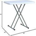 thumbnail image 2 of TentandTable Computer Desk, Small, Portable Side Table for Home Office, Work, Bedroom, or Vanity Station, Foldable and Adjustable Height Desk 19"-28.25", Holds TV Trays, Laptop, Outdoor/Indoor Use, 2 of 4