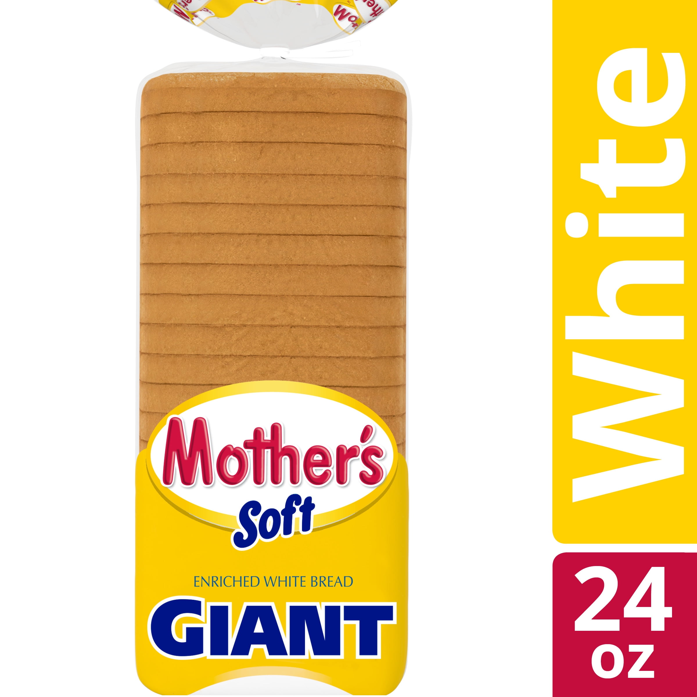 Mother's Soft Giant White Bread, 24 oz