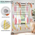 thumbnail image 3 of Yayeee Window Curtains Light Filtering 63"x52" Grommet Panel Pair Home Living Room Decor, White Grapefruit Slices, 3 of 7