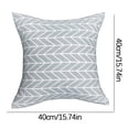 thumbnail image 2 of Mnevn 15.74"x15.74" Farmhouse Green Boho Polyester Throw Pillow, Waterproof, 2 of 2