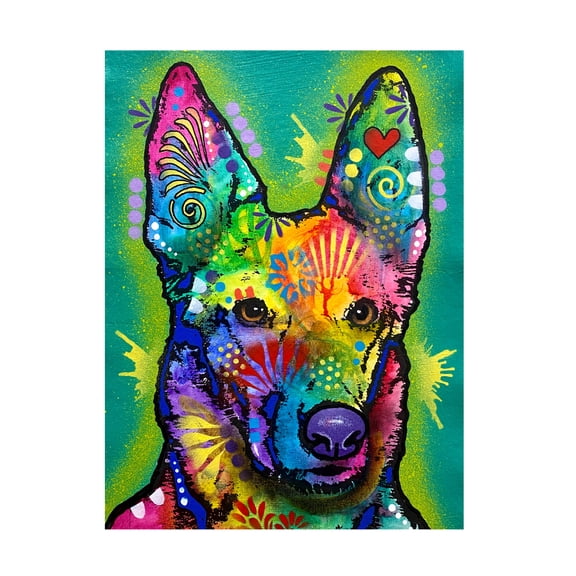 Canvas Wall Art - Dean Russo 'I See What You Did There' Wall Art for Living Room, Bedroom, or Office Décor by Trademark Fine Art - 14 x 19 Inches