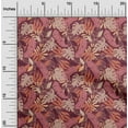 thumbnail image 2 of oneOone Cotton Poplin Maroon Fabric Tropical Fabric For Sewing Printed Craft Fabric By The Yard 56 Inch Wide, 2 of 4