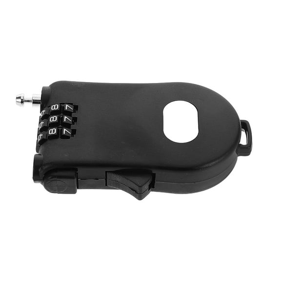 HEMOTON Digital Combination Steel Cable Padlock Keyless Retractable Anti Theft Lock for Bicycle Luggage Backpack Ski 2pcs