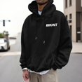 thumbnail image 6 of IWRICH Men's Graphic Printed Hoodies Long Sleeve Drawstring Hooded Sweatshirts Casual Loose Fit Pullover Tops with Pockets Black XXXL, 6 of 7