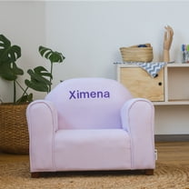 Keet Upholstered Customizable Children's Chair, Microsuede, Lavender