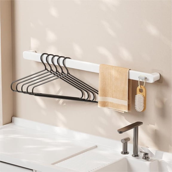 Household Bath Towel Rack Bathroom Storage Slippers Rack Toilet Wall Mounted with Similar Features but Different Size as a Useful and Giftable Item