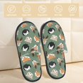 thumbnail image 2 of House Slippers for Women Men - Animal Heads Lightweight House Shoes Fuzzy Slippers, Soft Slip-On Cozy House Slippers for Woman Indoor Outdoor, 2 of 7