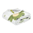 thumbnail image 3 of 70x55 Inches Glow in The Dark Blanket Cozy Throw Camping Blankets for Home and Outdoor Use Cartoon Frog Pattern, 3 of 8