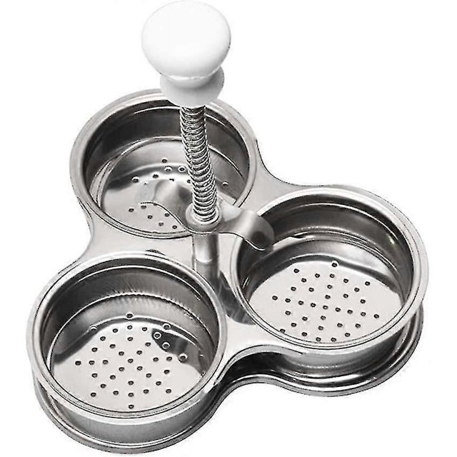 Stainless Steel Egg Poacher Egg Cooker Easy Use Fast Cooking Cooking Practical And Popular Strong And Long-lasting