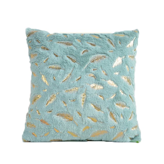 AMERTEER Housse de Coussin en Peluche Douce pour Canapé Lit