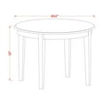 HomeStock Zen Zone 3Pc Set Includes A Rounded Kitchen Table And