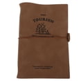 thumbnail image 1 of Ticket Organizer Light Brown Rectangular 23.00X15.50X3.00Cm Transparent Design Foldable Wear Resistance 1Pcs, 1 of 8