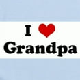 thumbnail image 2 of CafePress - I Love Grandpa Infant Bodysuit - Baby Light Bodysuit, Size Newborn - 24 Months, 2 of 4