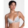 thumbnail image 3 of Joyspun Women's Shine and Lace Push Up Bra, Sizes 34A-40D, 3 of 5