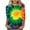 Multicolor Plus Size Blouse for Women_v, variant on CYMMPU Spring Tops Crew Neck Tie Dye Fall Trendy Shirts Blouses for Women Dressy Casual 3/4 Sleeve Tunic Tops Loose Fit Ombre T-Shirts Multicolor M