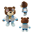 thumbnail image 1 of Oso de peluche de Kanye West para decoración del hogar, oso de peluche suave, regalo de cumpleaños, novedad, 1 of 1