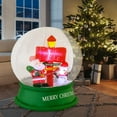 thumbnail image 4 of Gymax 4FT Christmas Inflatable Snow Globe Blow Up Yard Decoration w/ LEDs & Air Blower, 4 of 10