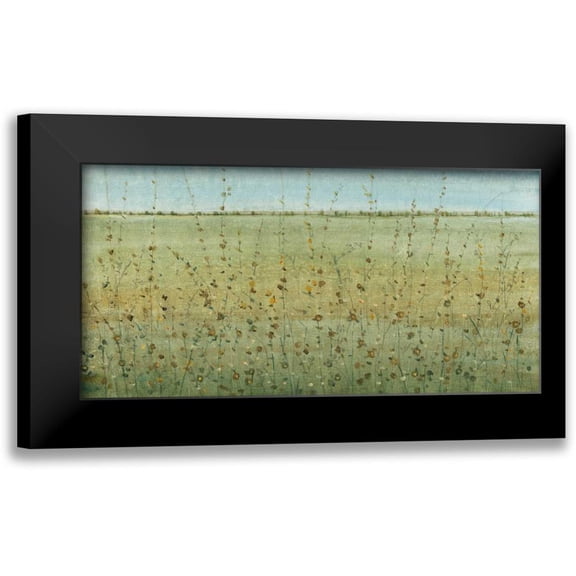 OToole, Tim 14x9 Black Modern Framed Museum Art Print Titled - Edge of the Field I