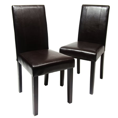 leatherette padded parson chair elevate product