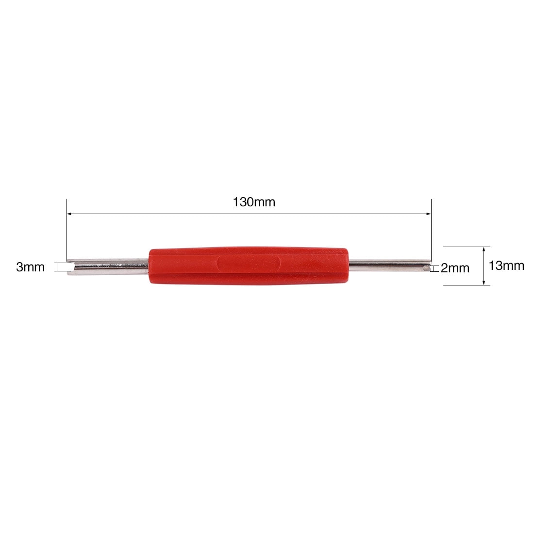 Unique Bargains 6pcs Car Truck Motorcycle Tire Valve Core Remover Tool Dual Head