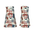 thumbnail image 7 of KLL Patchwork In Country Style Pattern Womens Summer Dresses 2025,Loose Round Neck Sleeveless Sundresses Tank Dresses with Pockets, 7 of 7