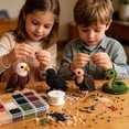 thumbnail image 4 of Tarmeek 3D Beaded Animal Kit DIY Bead Kit Beaded Craft Set Bead Art Kit Miniature Bead Figure Plastic Multicolor Complete Kit for Beginner-Friendly Stress Relief Decorative Craft, 4 of 9