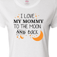 thumbnail image 4 of Inktastic I Love My Mommy to the Moon and Back Women's T-Shirt, 4 of 5