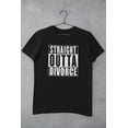 thumbnail image 5 of Old Glory Mens Straight Outta Divorce Funny Short Sleeve Graphic T Shirt, 5 of 6