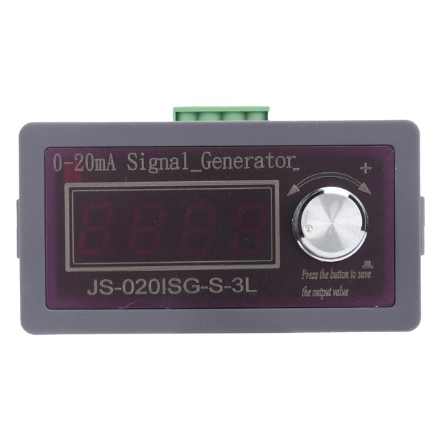 BY‑020ISG‑S‑3L 0‑4‑20mA Generador de señal de corriente Fuente Instrumento de control digital para válvula PLC Servo Transmisión de frecuencia ajustable