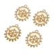 thumbnail image 4 of 4 piezas de metal dorado con forma de nieve, de y colgante, , collar, pendientes, , fabricación de joyas, ,, 4 of 9
