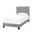 thumbnail image 4 of Horizontally Channeled Twin Bed in Glacier Gray, 4 of 12