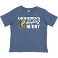 thumbnail image 3 of Inktastic Grandpa's Fishing Buddy with White Text Boys Baby T-Shirt, 3 of 5
