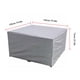 thumbnail image 5 of Cubierta de muebles para exterior, interior, mesa, sofá, silla, protector, impermeable, a prueba de rayos UV, a prueba de viento, cubierta antipolvo, 150x150x75cm sidaley HA001768-15, 5 of 6