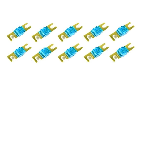 10 Pack Of 60 Amp Gold AFS / Midi / Mini ANL Fuses