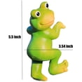 thumbnail image 2 of Indoor Outdoor Statue Hanging Frog, Garden Mini Art Décor Figurine Ornament for Planter Pots Hanger Porch Patio Lawn Ormromra WMPH-1516, 2 of 9