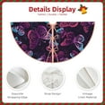 thumbnail image 5 of Bingfone Christmas Tree Skirt Mat Christmas Decoration Interior 30"-Purple Butterfly, 5 of 8