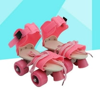 NICEXMAS Roller Skates For Girls Pink Pu 1 Pair