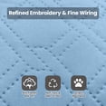 thumbnail image 6 of Dog Cooling Mat, Pressure-Activated Gel Self-Cooling Pad for Dogs & Cats, Breathable Summer Sleeping Cushion for Crate Kennel Floor Sofa Car,Gray & Blue, 5 Sizes S-XXL（Blue，S,12*16in）, 6 of 8