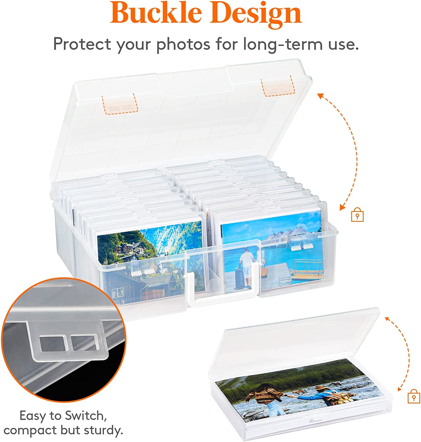 アイドル FreenBeckyPhotobook Private Box Lifewit Acid-Free Photo Storage Box, 4