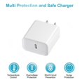 thumbnail image 3 of Cargador REKNA 20W USB-C, paquete de 3, cable de carga rápida, 3 of 7