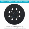 thumbnail image 5 of Pieces 125mm 8 Hole Hook and Loop Orbital Replacement Sander Pad Sanding Backing Pad (Blue,), 5 of 5