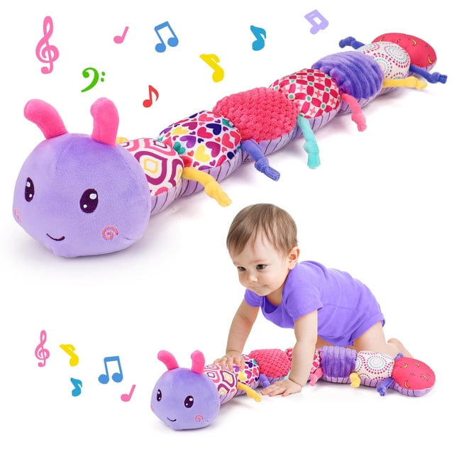 Peluche Melodyinn de peluche con forma de oruga para niña